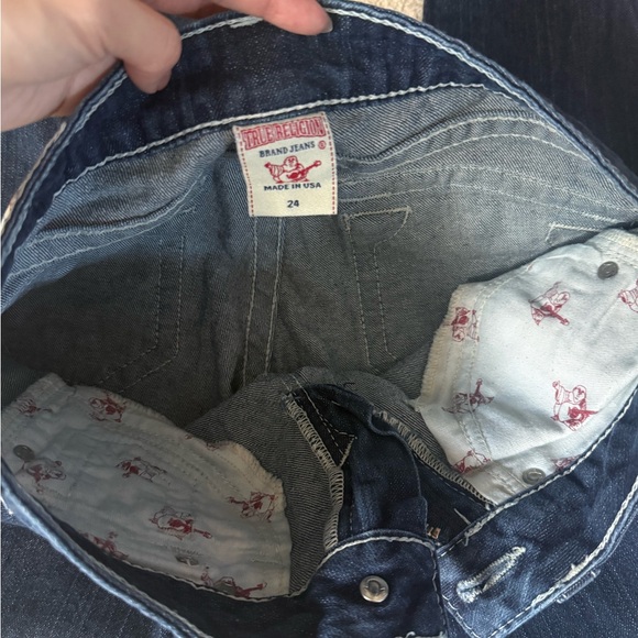 Vintage Y2K True Religion Women's Jeans sz 24 - Picture 6 of 9
